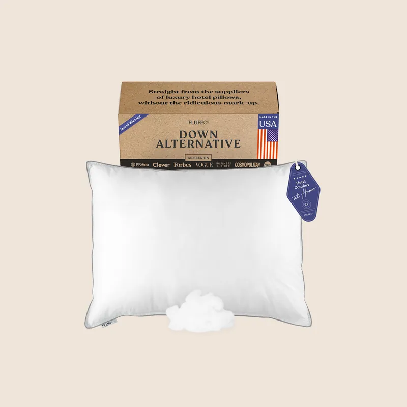 FluffCo Down Alternative Pillow